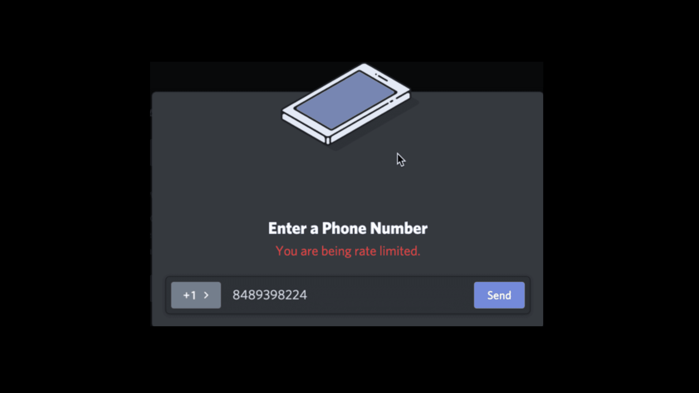 you are being rate limited discord