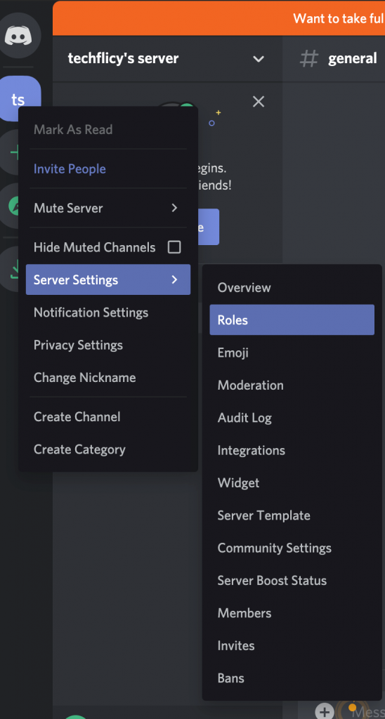 change color of your name on discord