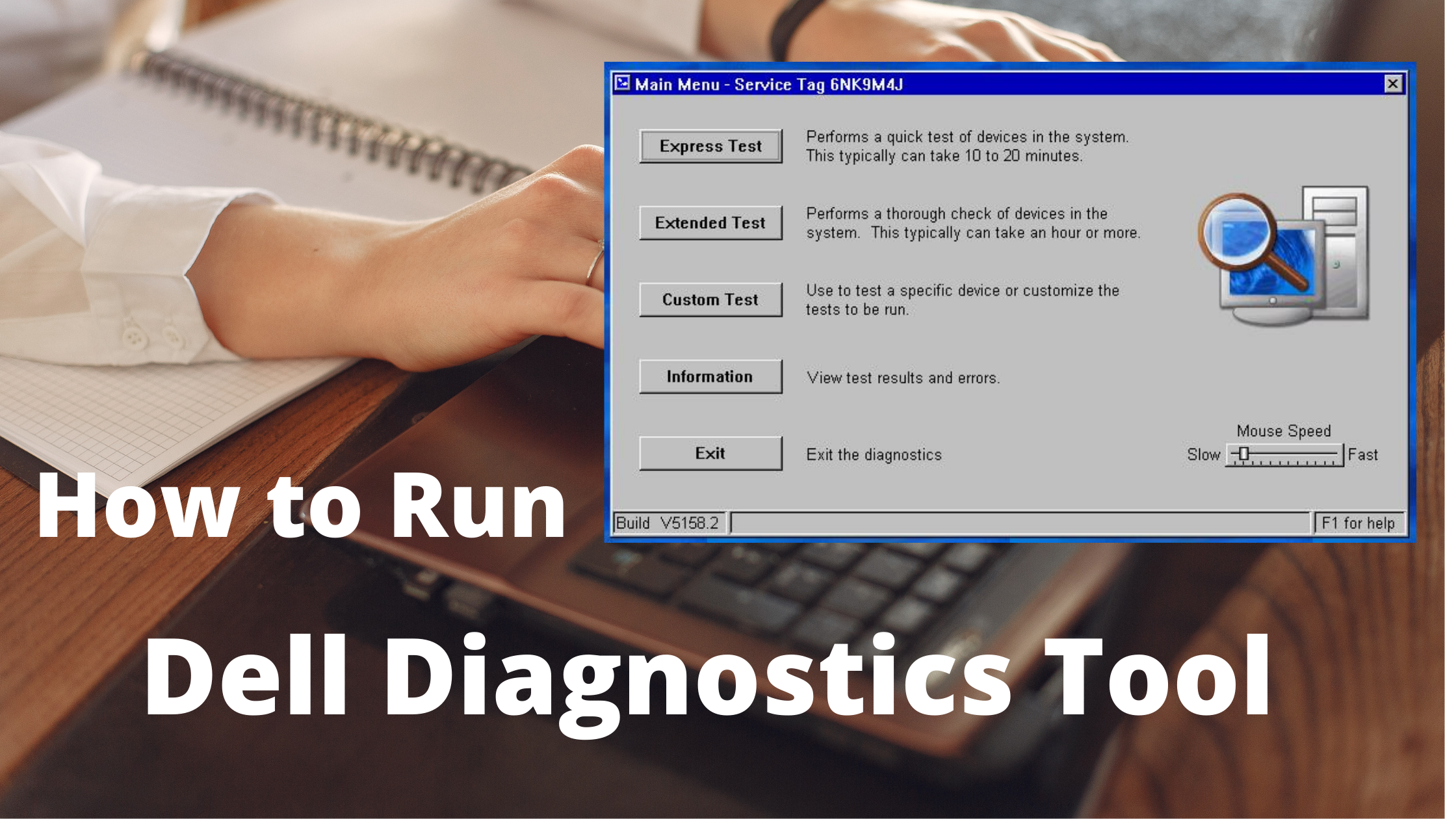 how to run a diagnostic on a dell laptop