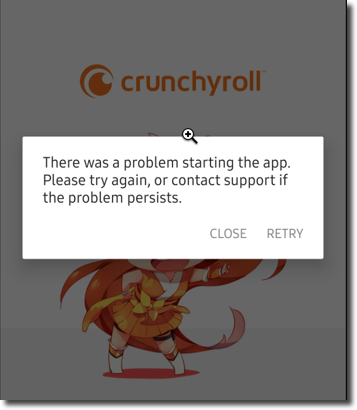 crunchyroll down android